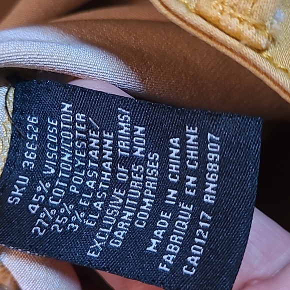 Mustard yellow LeChateau pants size 16 - Picture 5 of 6